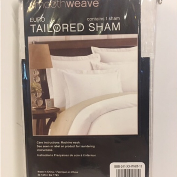 Smoothweave Tailored Sham - Picture 3 of 5